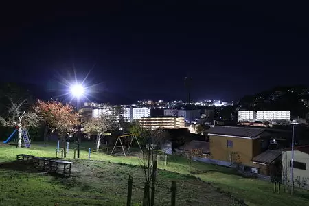 羽黒山公園の夜景
