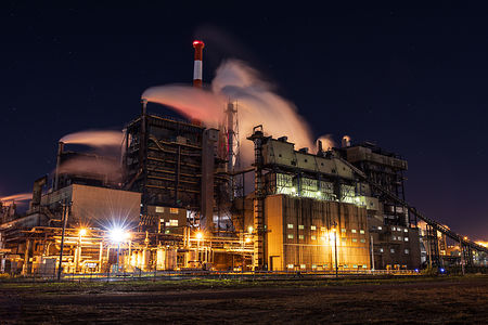 日本製紙石巻工場の夜景スポット写真（1）class=