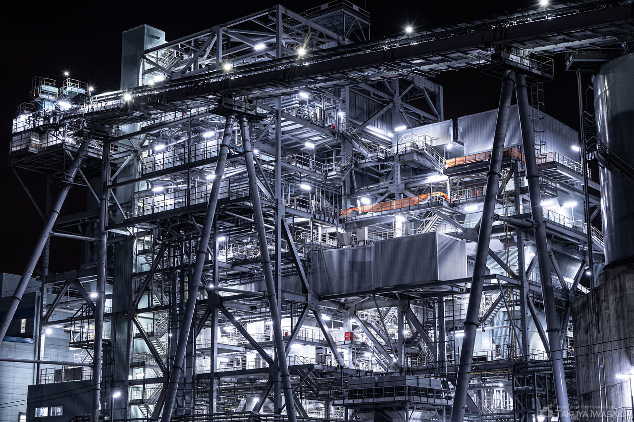 日本製紙　雲雀野発電所の夜景スポット写真（5）