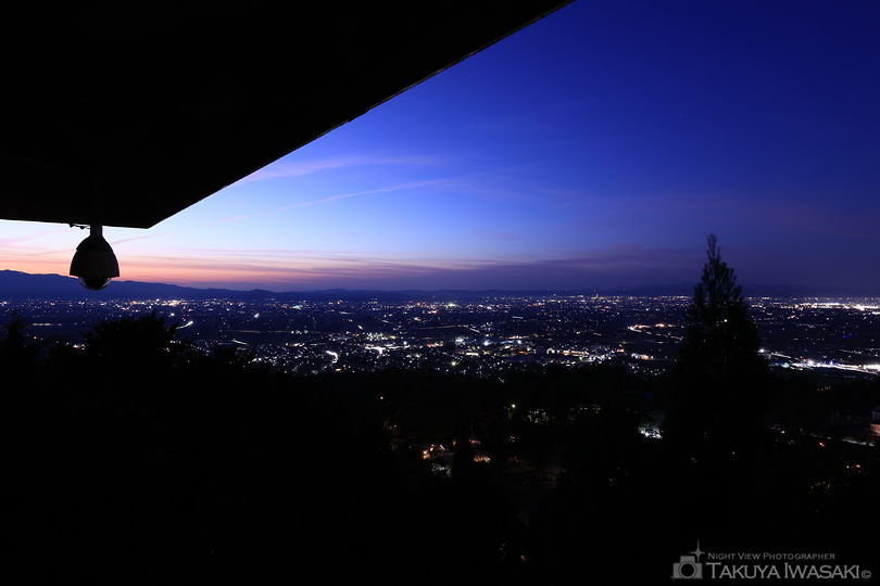閑乗寺公園 展望台の夜景スポット写真（1）