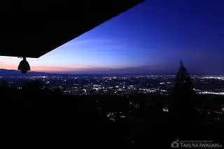 閑乗寺公園 展望台の夜景