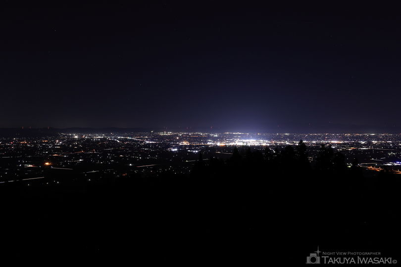 散居村展望台の夜景スポット写真（1）