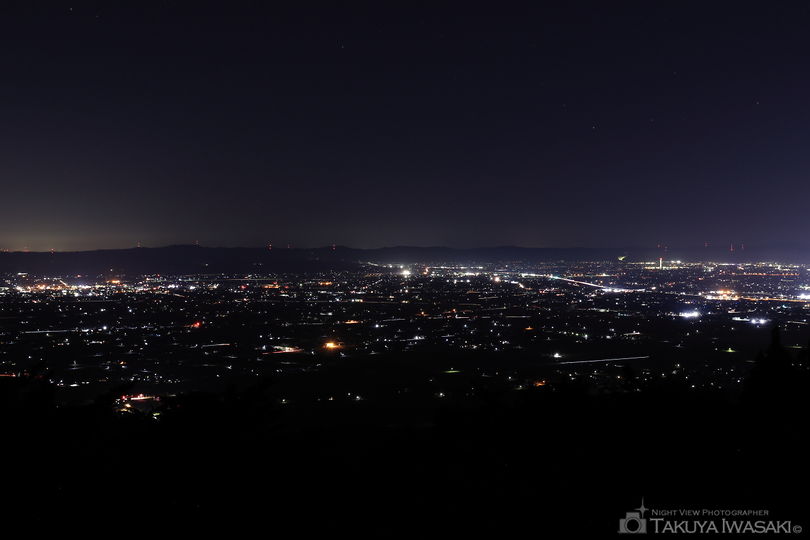 散居村展望台の夜景スポット写真（2）