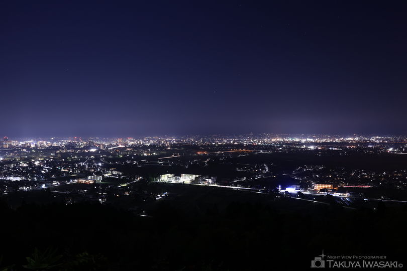 城山公園 しらとり広場の夜景スポット写真（1）