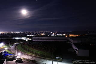富山八尾中核工業団地　展望台の夜景スポット写真（1）class=