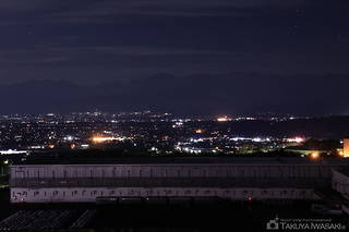 富山八尾中核工業団地　展望台の夜景スポット写真（2）class=