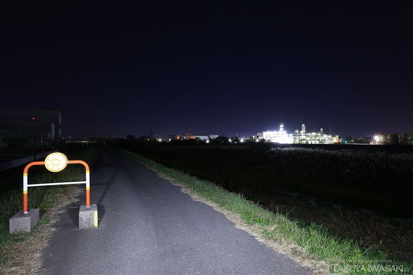 小矢部川河川敷の夜景スポット写真（5）