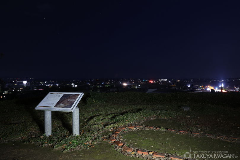 柳田布尾山古墳の夜景スポット写真（4）
