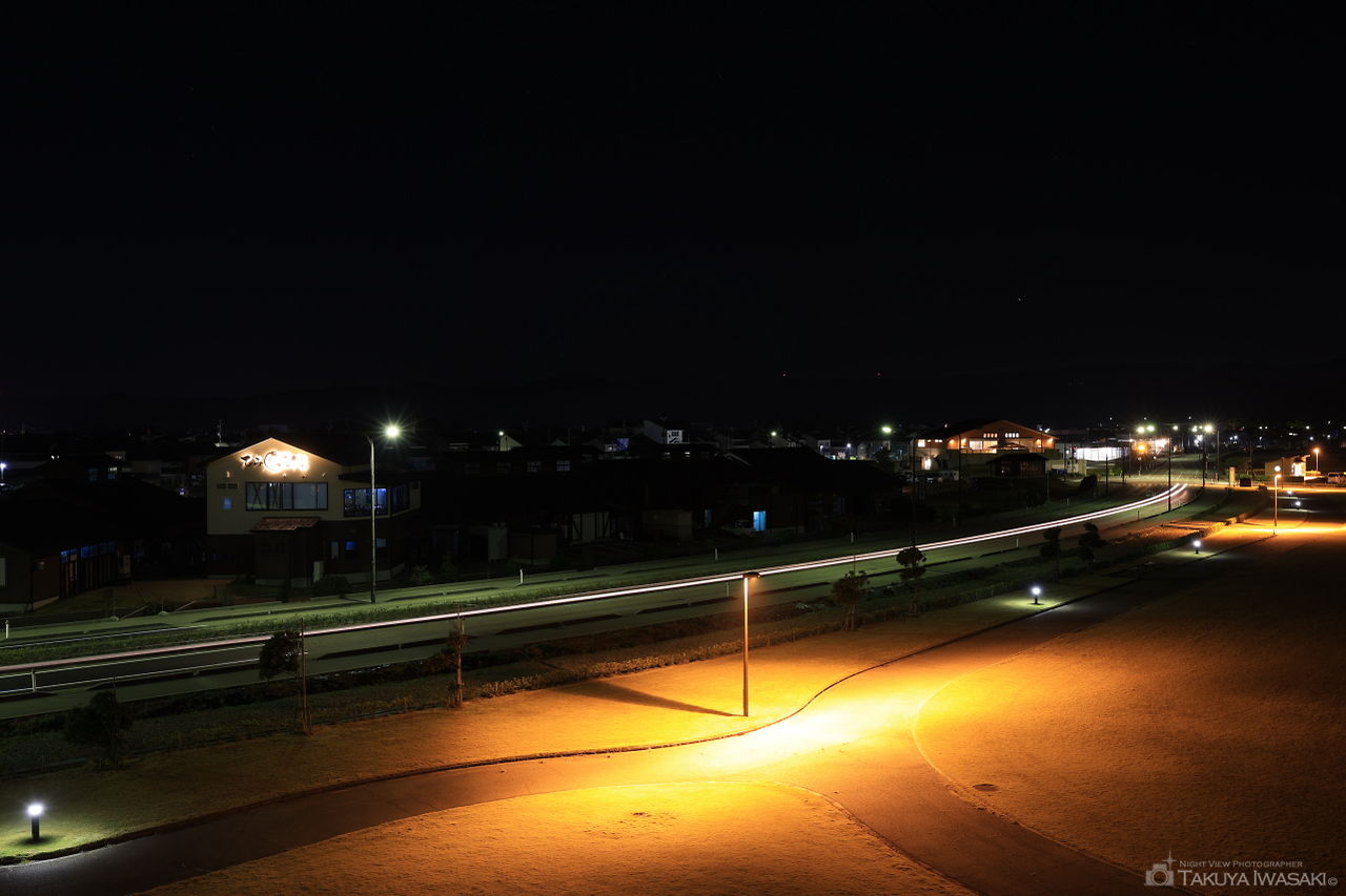 比美乃江公園 展望台の夜景スポット写真（2）
