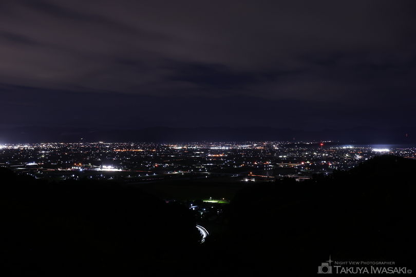 稲葉山　ビューポイント＆休憩所の夜景スポット写真（2）