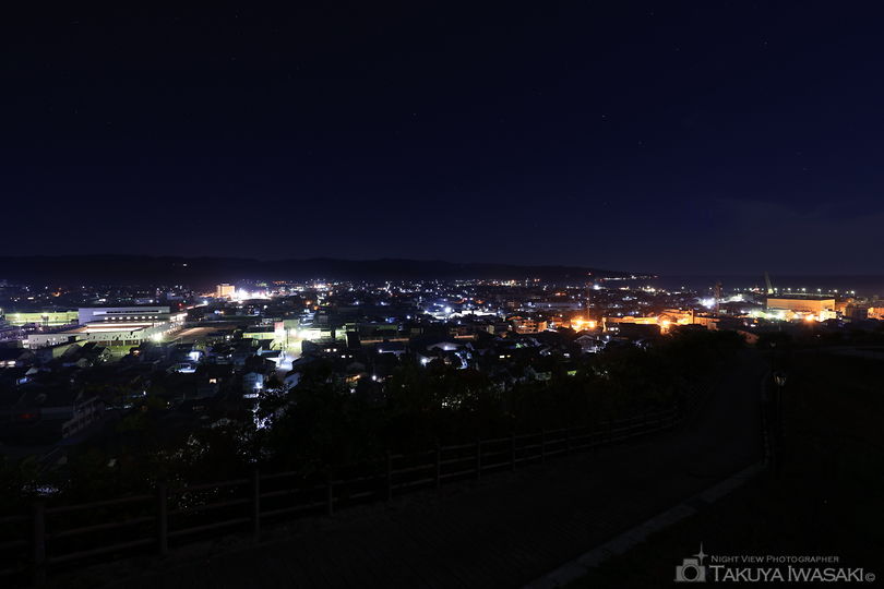 朝日山公園 見晴らしの丘の夜景スポット写真（2）
