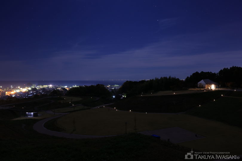 朝日山公園 見晴らしの丘の夜景スポット写真（4）