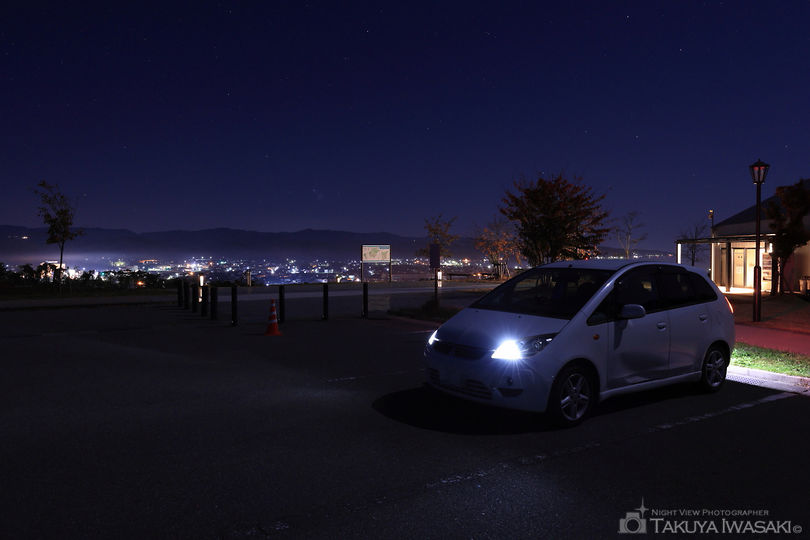 朝日山公園 見晴らしの丘の夜景スポット写真（6）