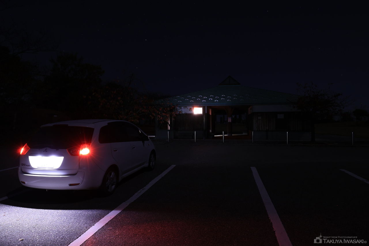 朝日山公園 見晴らしの丘 眺望ポイントの夜景スポット写真（3）