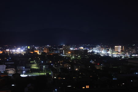 魚津市中心部の夜景
