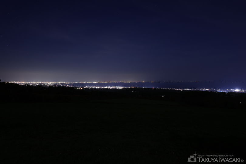 宇奈月大沢野線の夜景スポット写真（1）