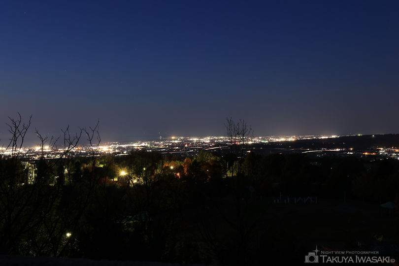 魚津桃山運動公園 展望の丘の夜景スポット写真（1）