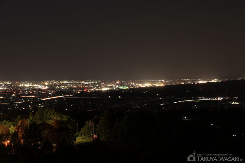 魚津桃山運動公園 展望の丘の夜景スポット写真（2）