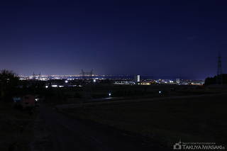 升方城跡付近の夜景スポット写真（1）class=