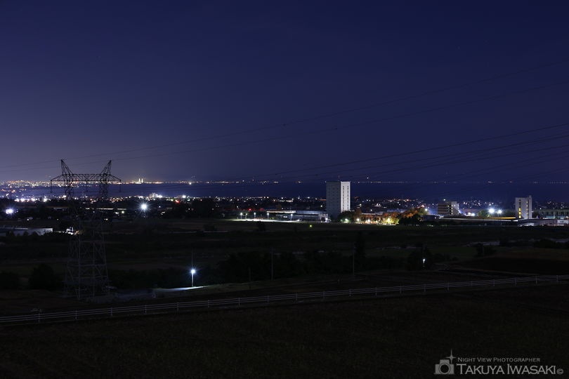 升方城跡付近の夜景スポット写真（3）
