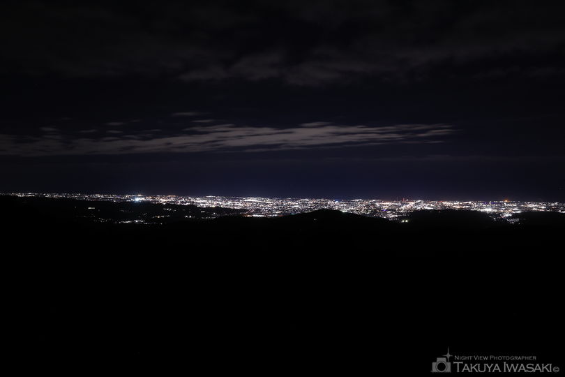 白兀平ヒュッテの夜景スポット写真（1）
