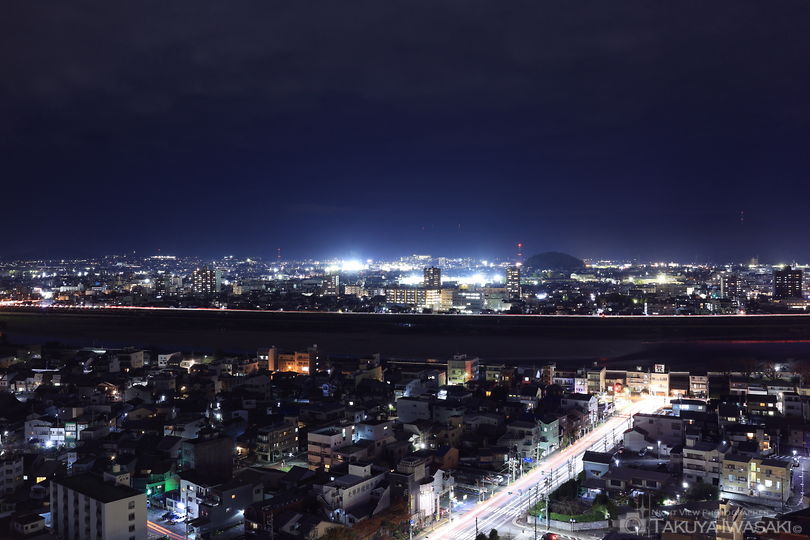 岐阜市役所 展望スペース つかさデッキの夜景スポット写真（3）
