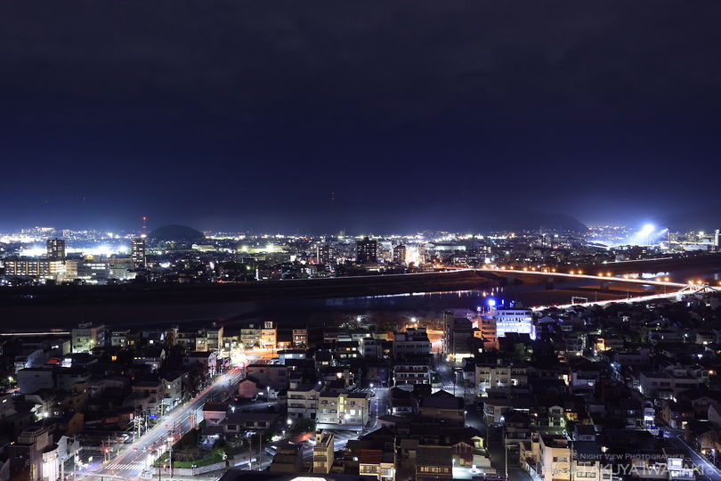 岐阜市役所 展望スペース つかさデッキの夜景スポット写真（4）