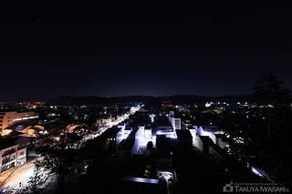 安桜山公園 サイレン塔の夜景スポット写真（1）class=