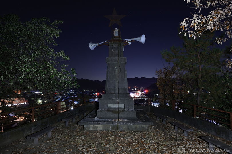 安桜山公園 サイレン塔の夜景スポット写真（4）