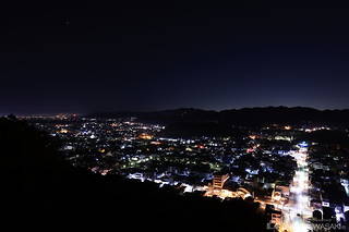 安桜山公園 展望台の夜景スポット写真（2）class=