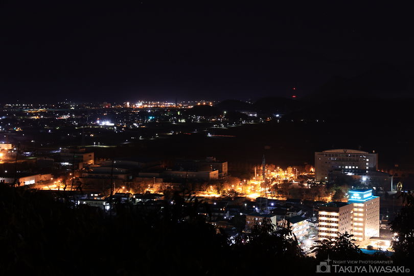 安桜山公園 展望台の夜景スポット写真（3）