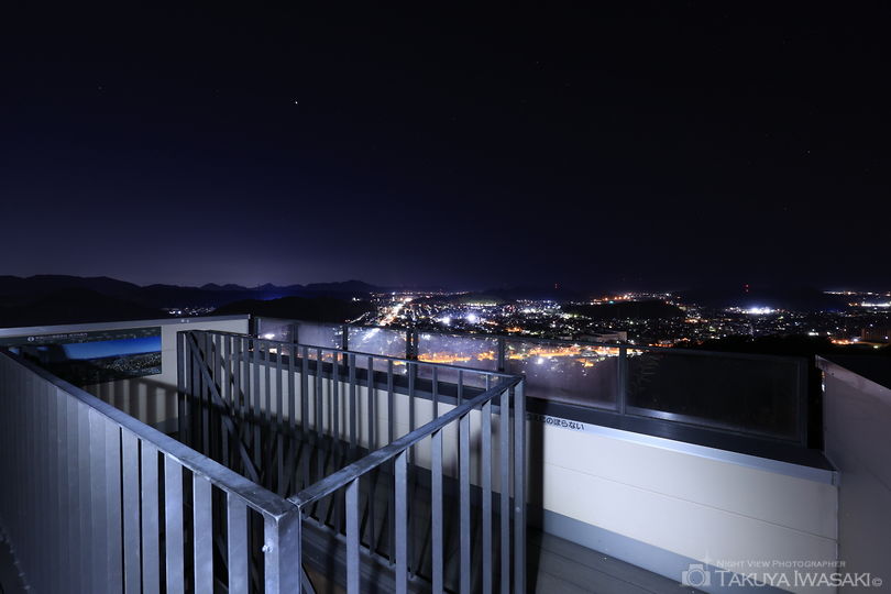 安桜山公園 展望台の夜景スポット写真（4）