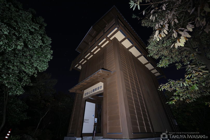 安桜山公園 展望台の夜景スポット写真（5）