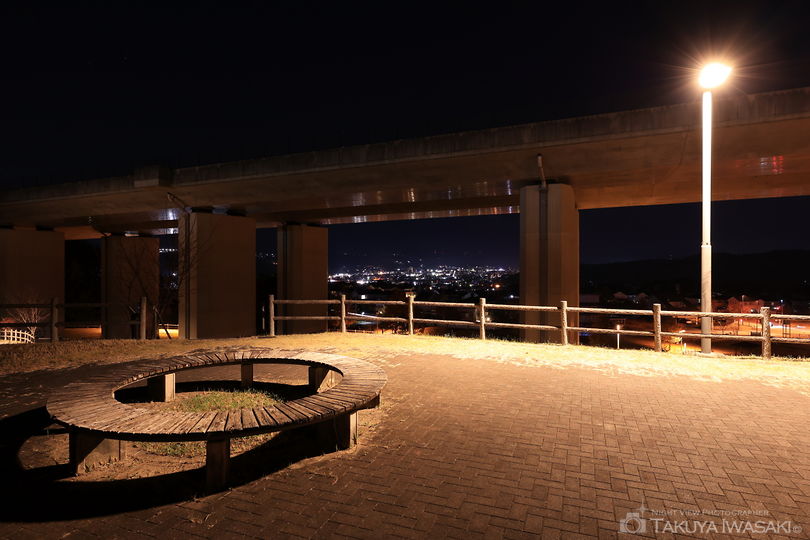 学園都市中央公園の夜景スポット写真（4）