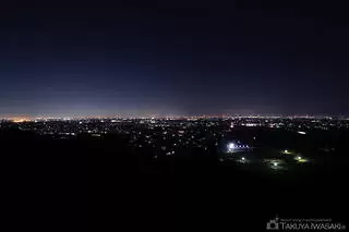 大谷スカイライン 野村山展望台の夜景