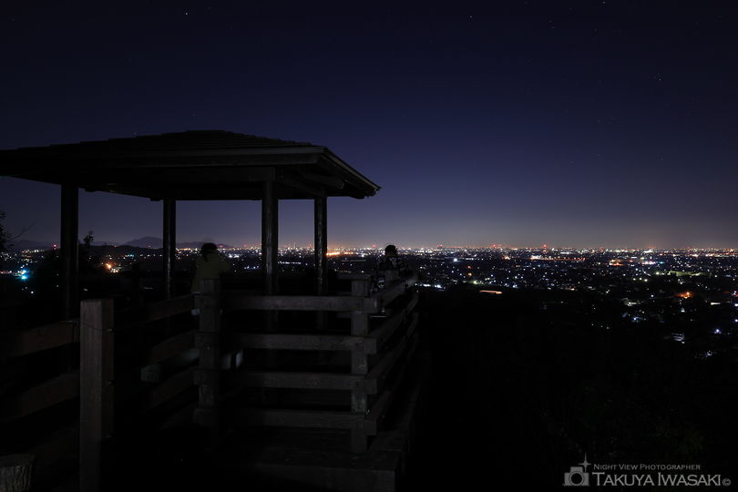 大谷スカイライン 野村山展望台の夜景スポット写真（4）