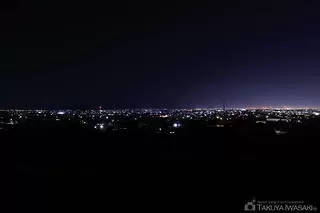 霞間ヶ渓の夜景
