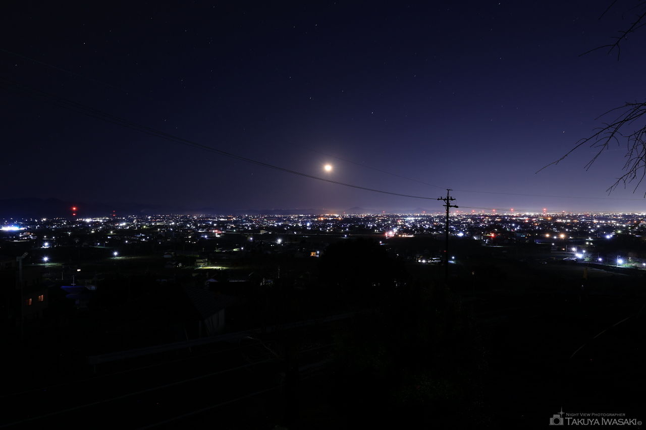 小寺展望台の夜景スポット写真（1）