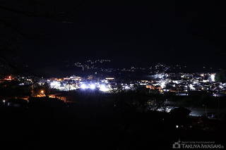 下呂市内の夜景