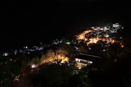 郡上八幡城の夜景