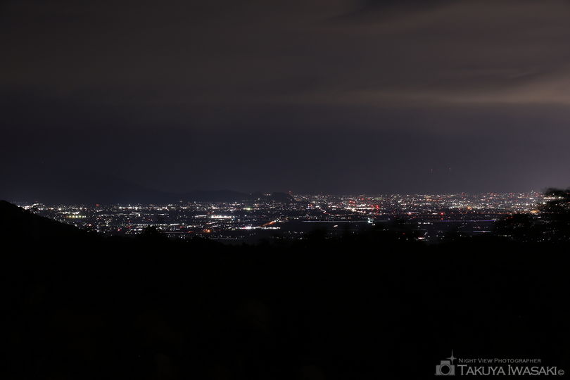 庭田山頂公園の夜景スポット写真（1）
