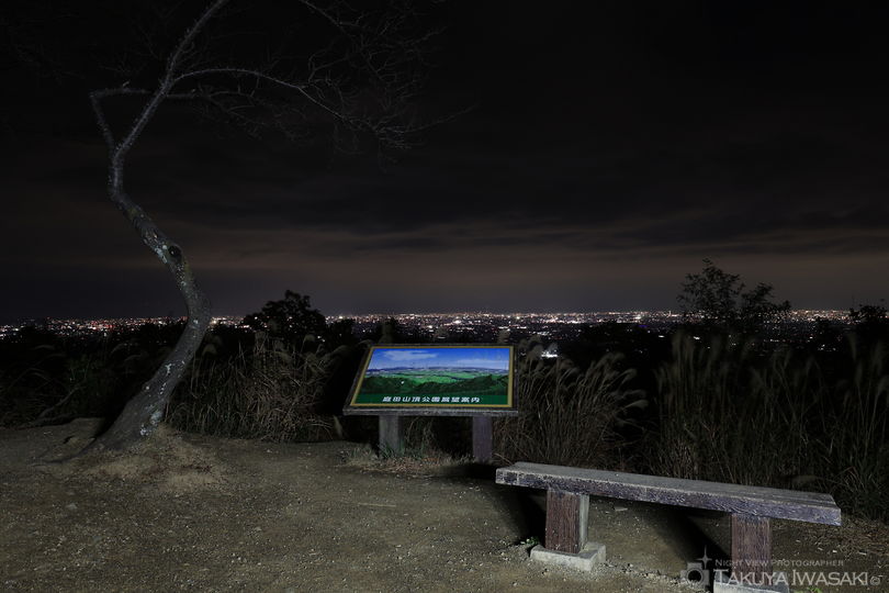 庭田山頂公園の夜景スポット写真（3）