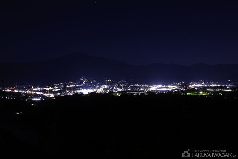 苗木城跡の夜景スポット写真（3）