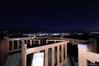苗木城跡の夜景スポット写真（4）class=