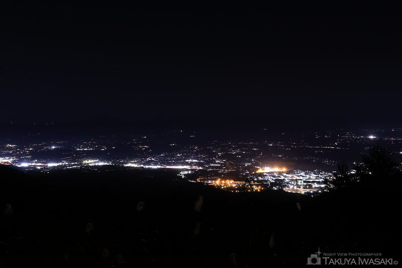 源根林道 第一展望台の夜景スポット写真（1）
