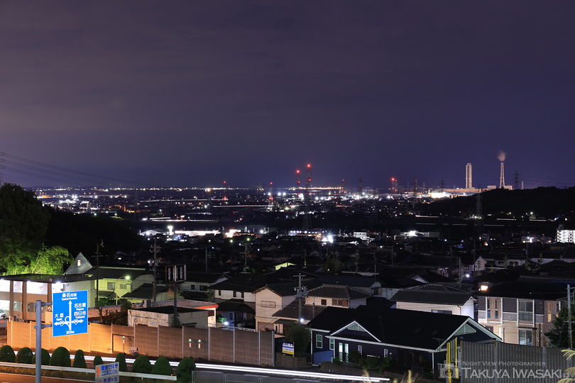 イオンタウン桑名新西方 みはらしデッキの夜景スポット写真（3）