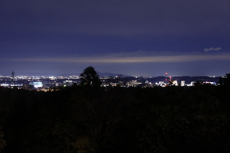 物見山公園の夜景スポット写真（2）class=
