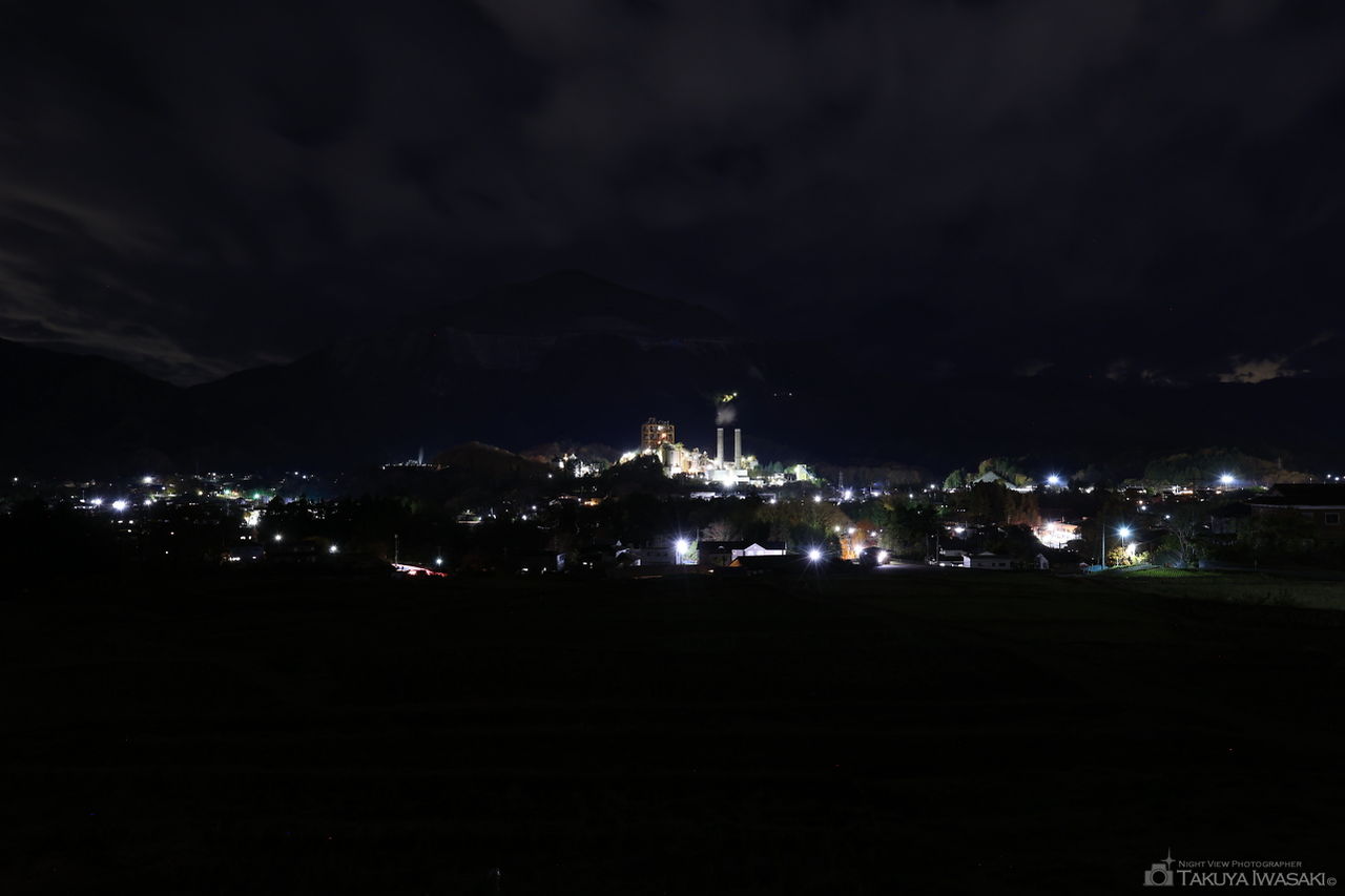 寺坂棚田展望所の夜景スポット写真（1）