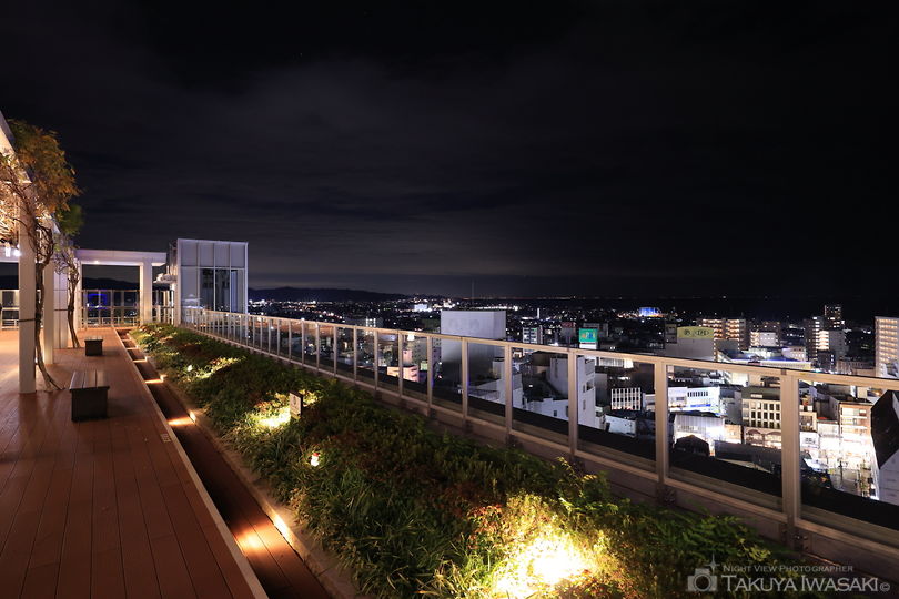 ミナカ小田原 展望足湯庭園の夜景スポット写真（4）