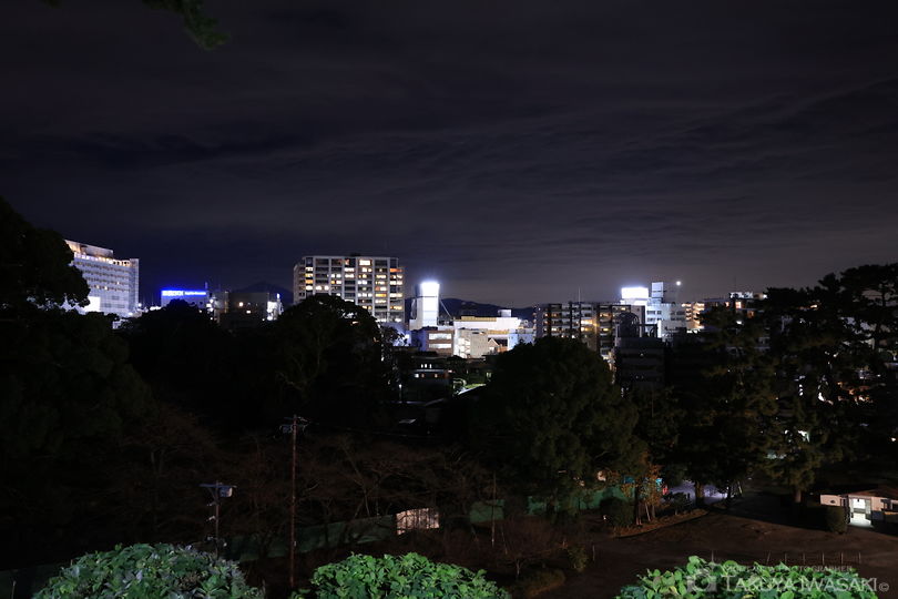 小田原城址公園の夜景スポット写真（4）